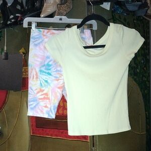 Colorful Tie-Dye Kids Leggings